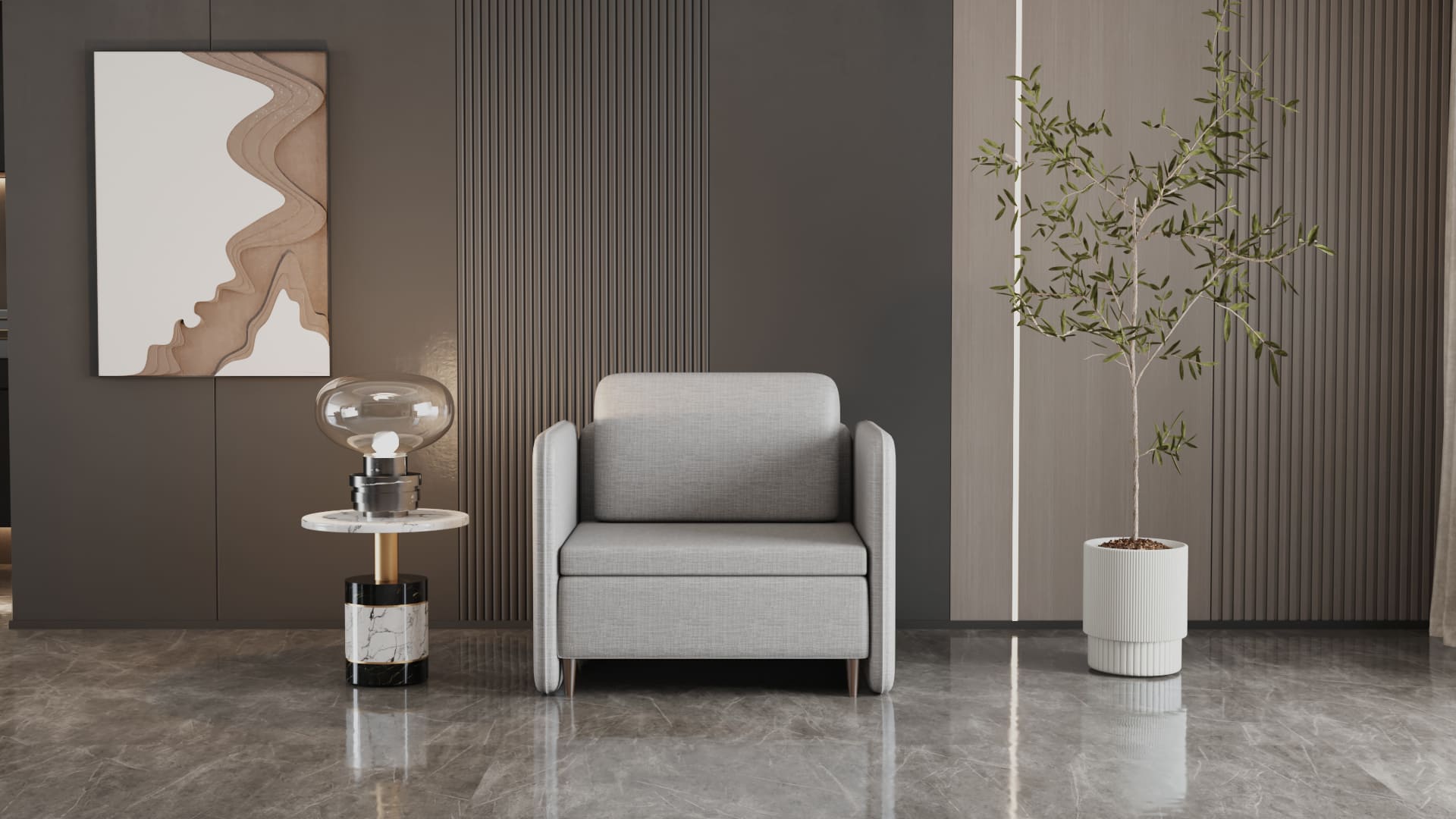 YATUYU® TEKLİ REFAKATÇİ KOLTUĞU