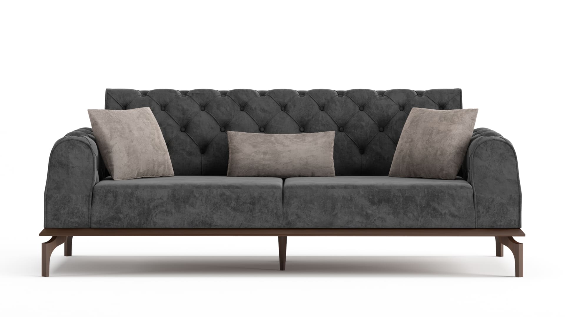 Berlin Chester Üçlü Koltuk