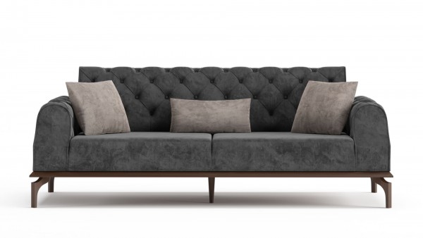 Berlin Chester Üçlü Koltuk