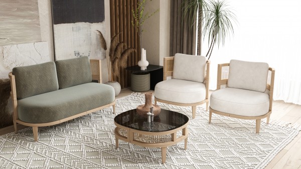 Zara Bohem Hazeranlı Koltuk Takımı