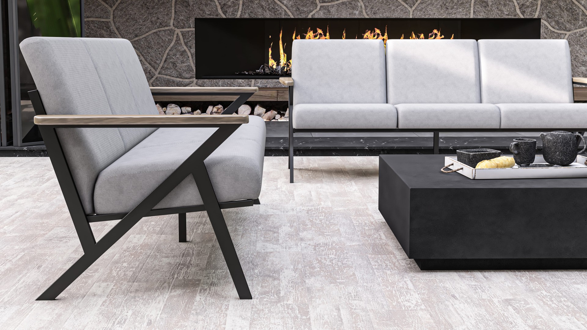 LAVIN METAL KOLTUK TAKIMI