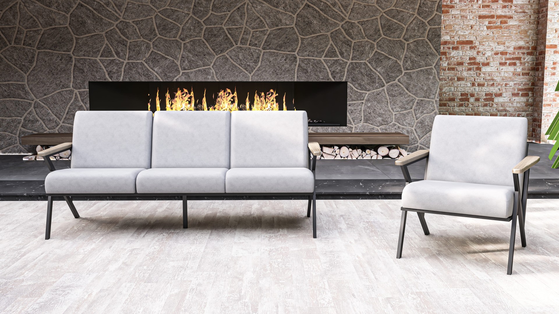 LAVIN METAL KOLTUK TAKIMI