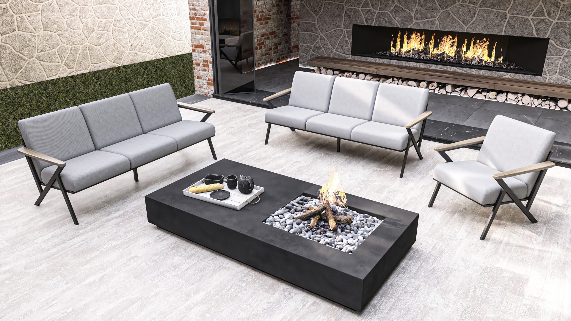 LAVIN METAL KOLTUK TAKIMI