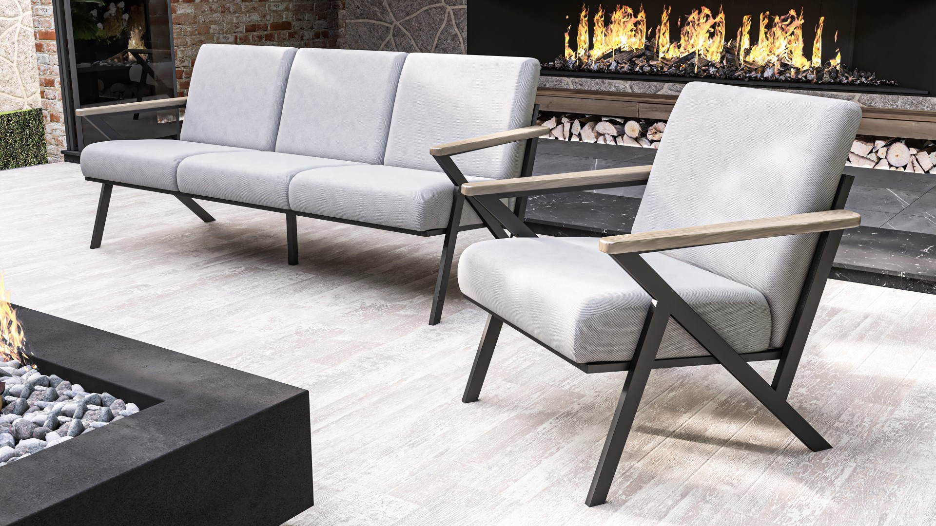 LAVIN METAL KOLTUK TAKIMI