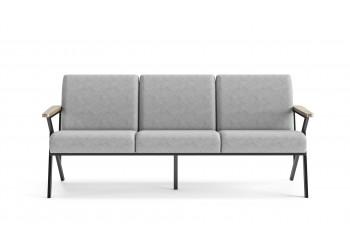 Lavin Metal Üçlü Koltuk 