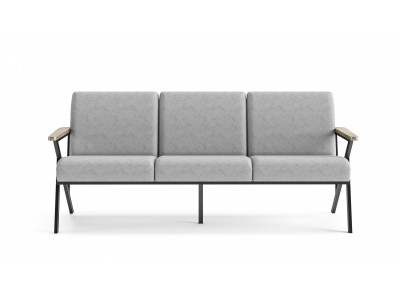 Lavin Metal Üçlü Koltuk 