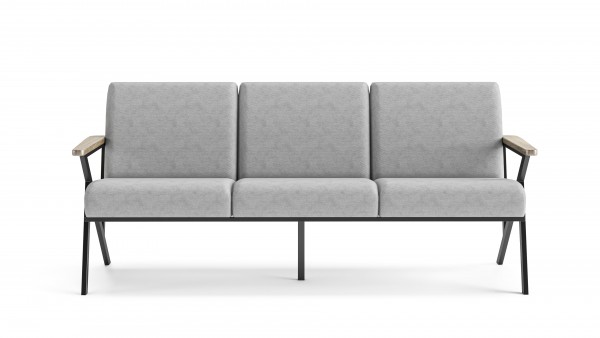 Lavin Metal Üçlü Koltuk 