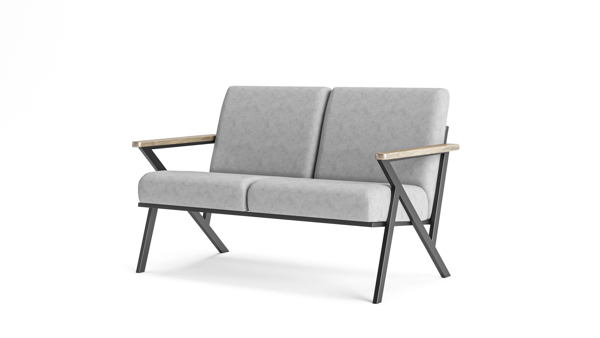 Lavin Metal İkili Koltuk