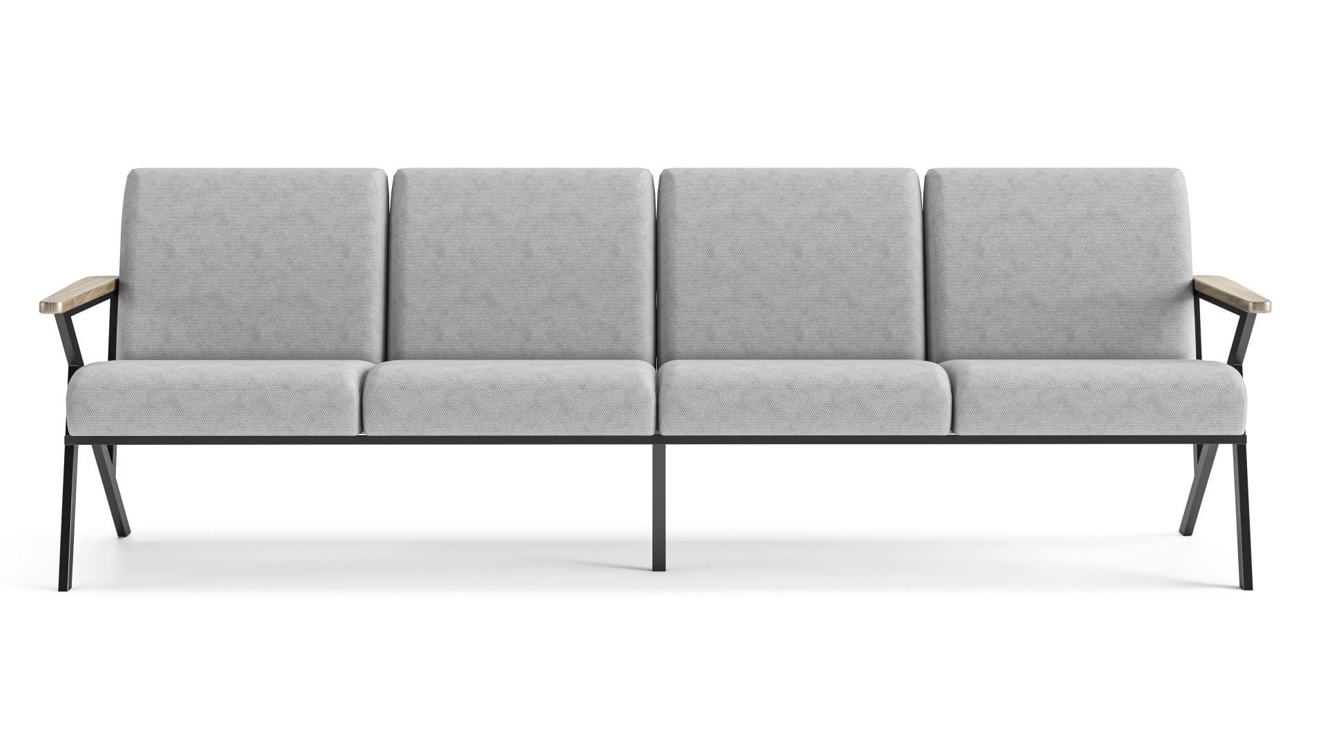 Lavin Metal Dörtlü Koltuk