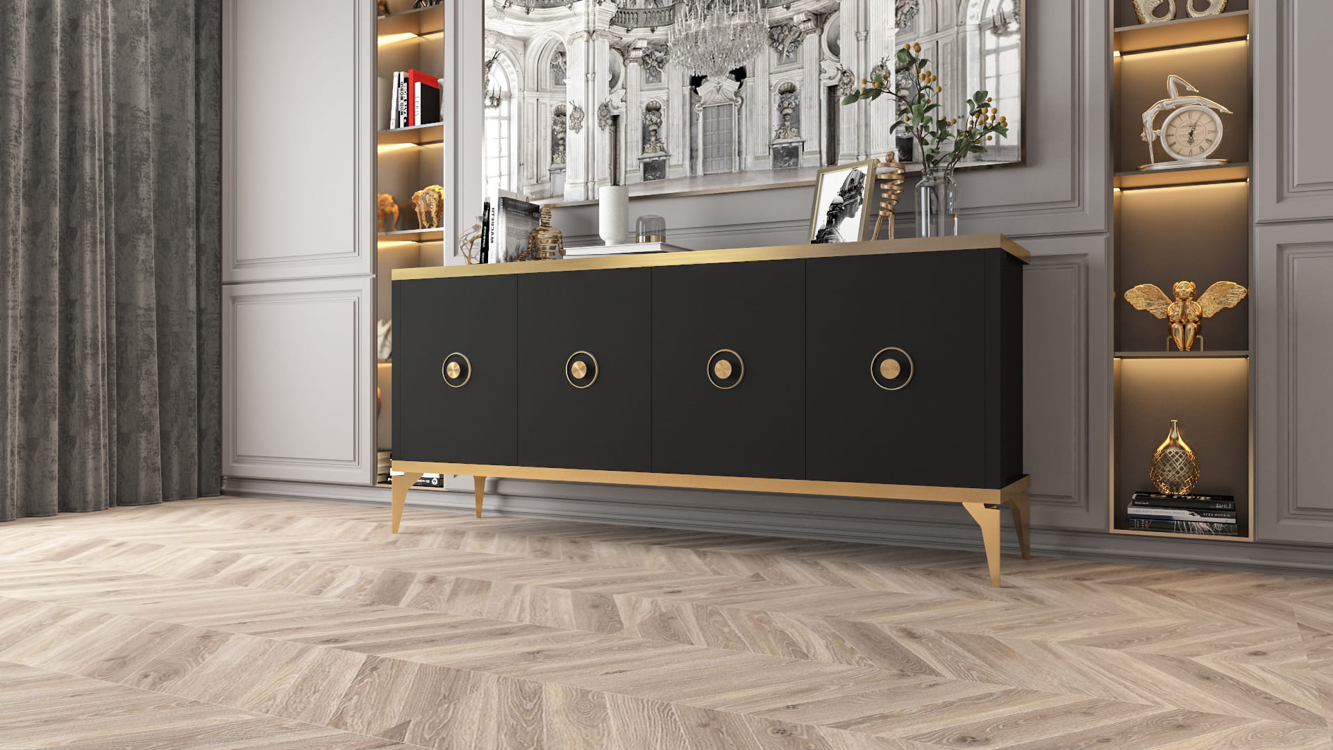 ANTİK YEMEK ODASI TAKIMI