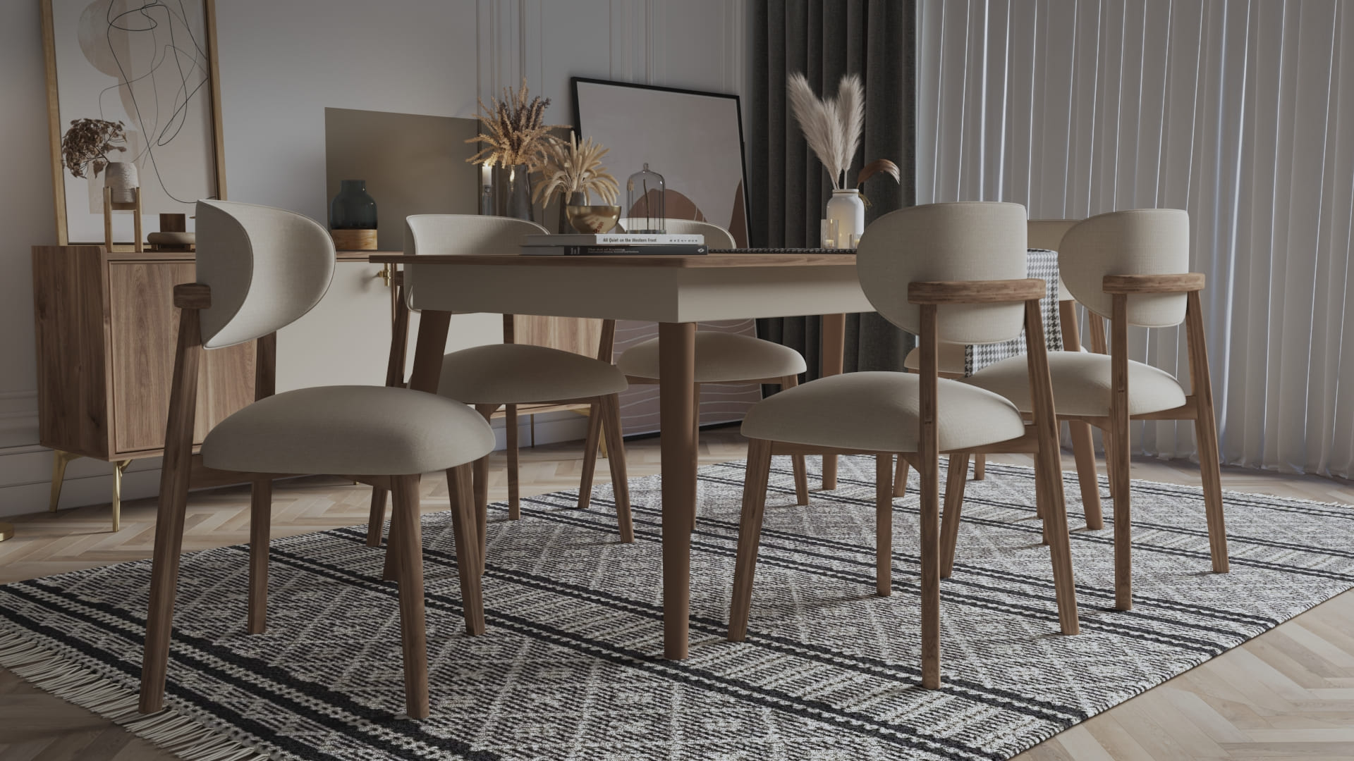 BOHEM LARIS YEMEK ODASI TAKIMI