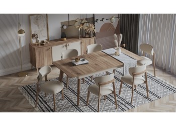 BOHEM LARIS YEMEK ODASI TAKIMI