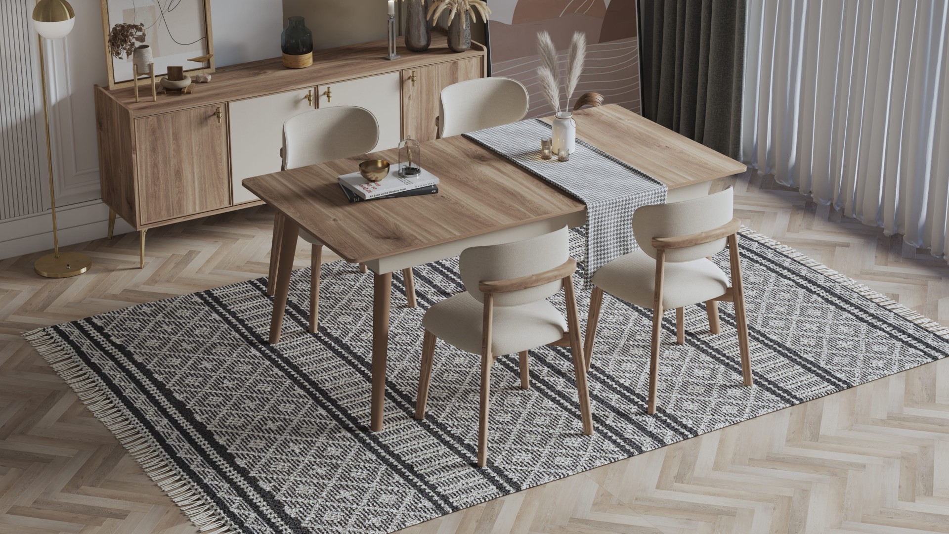 BOHEM LARIS YEMEK ODASI TAKIMI