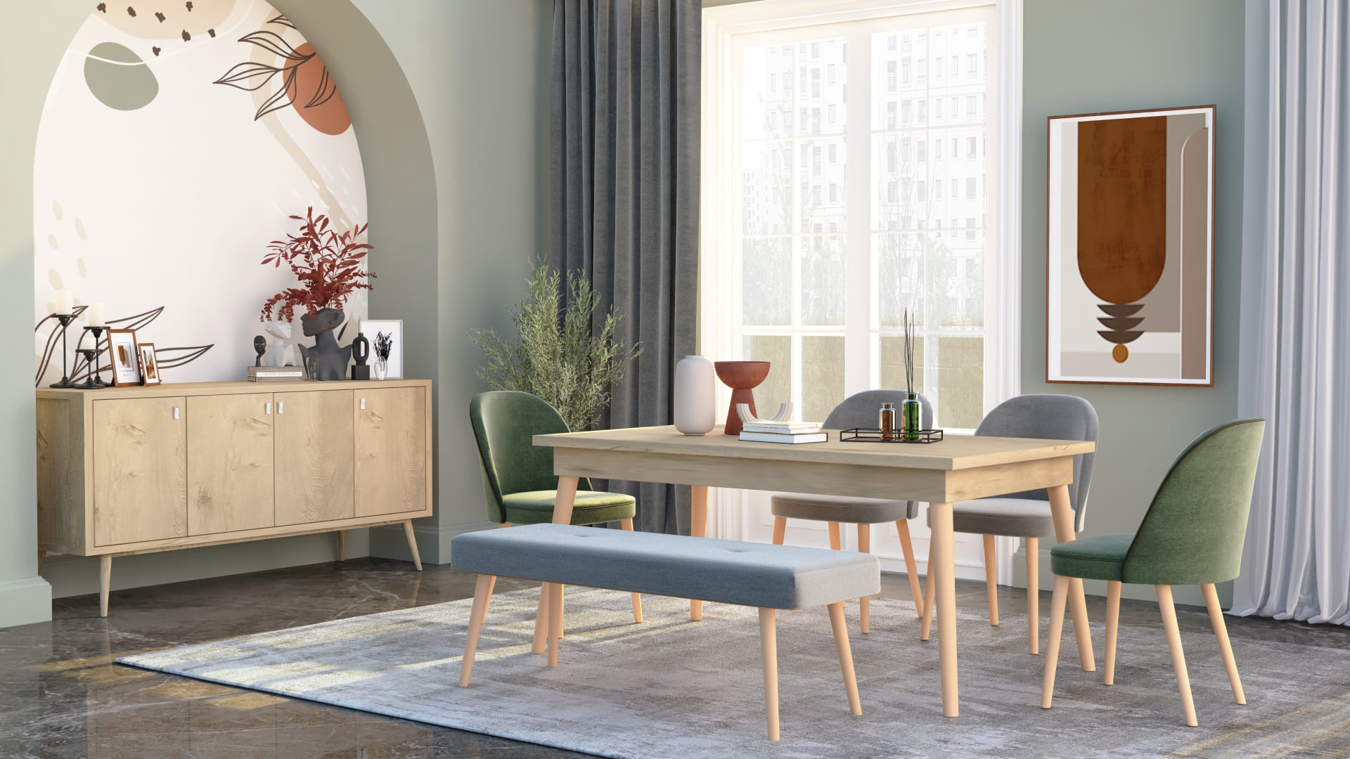 BOHEM VEGA YEMEK ODASI TAKIMI