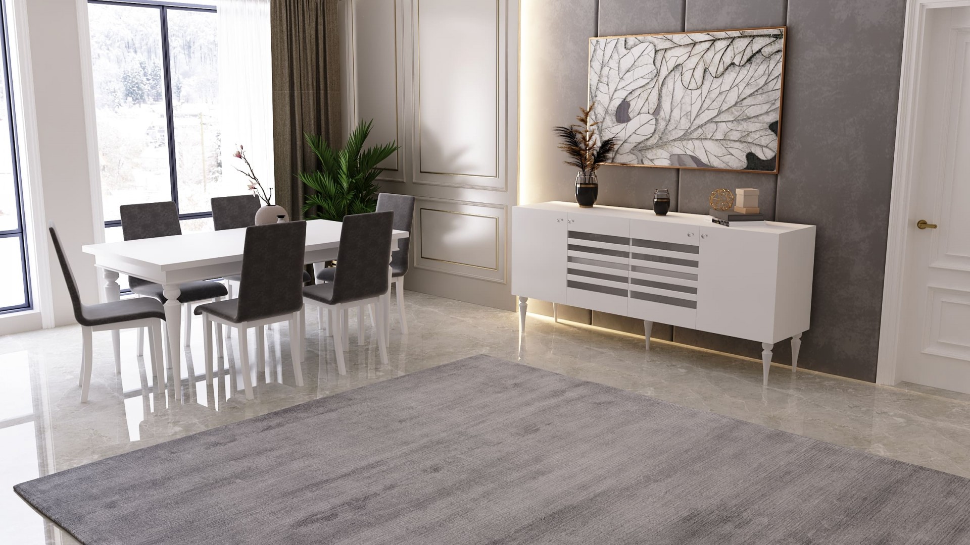 DİZAYN YEMEK ODASI TAKIMI