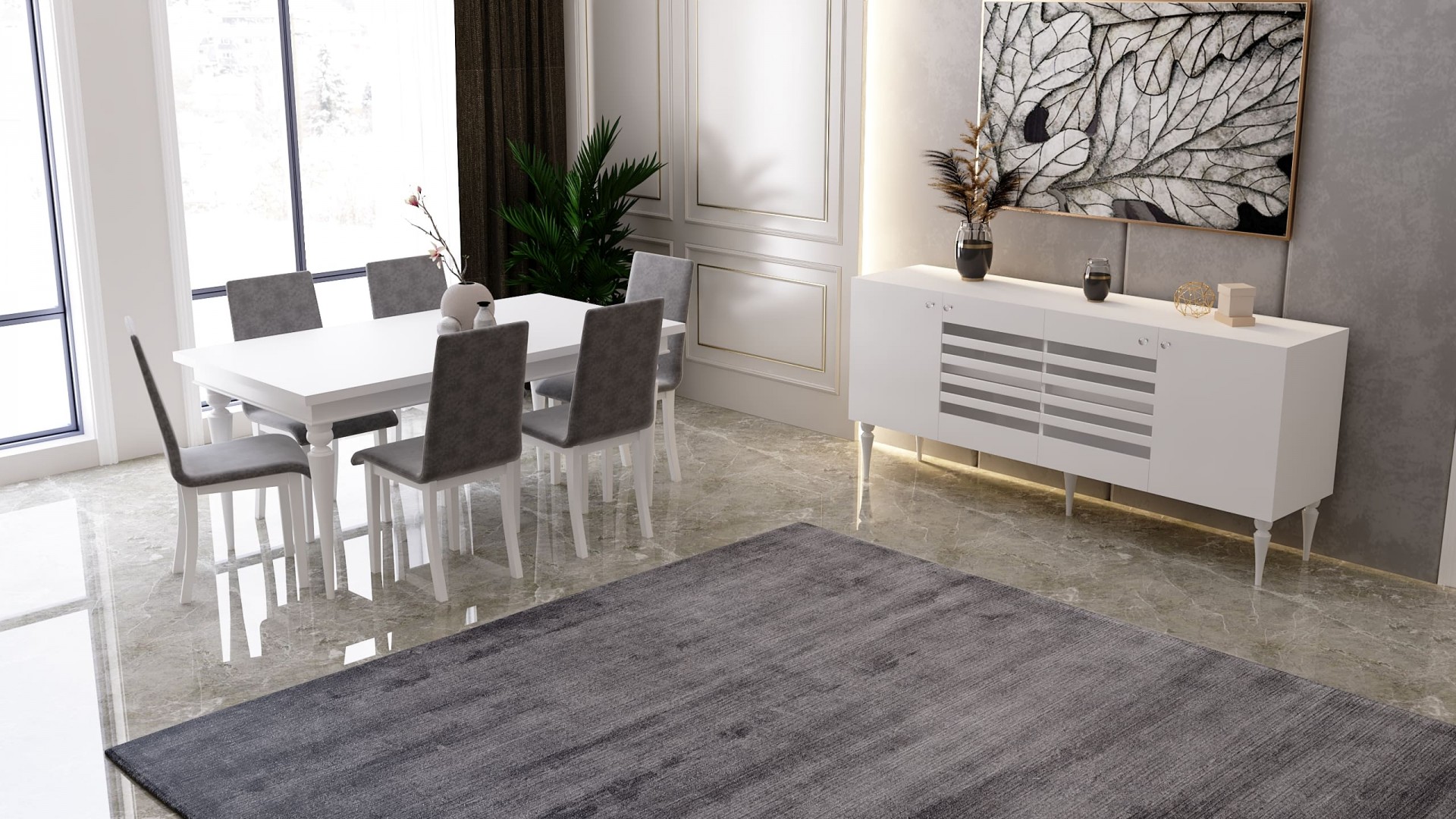 DİZAYN YEMEK ODASI TAKIMI