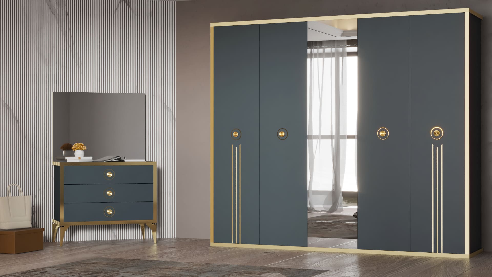 ANTİK YATAK ODASI TAKIMI