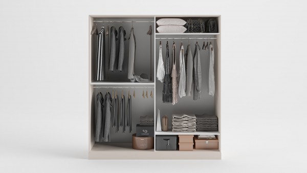 NORA 4 KAPAKLI GARDIROP