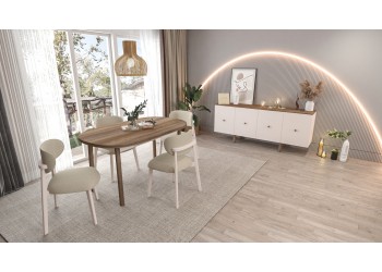 Bohem Toscana Yemek Odası Takımı