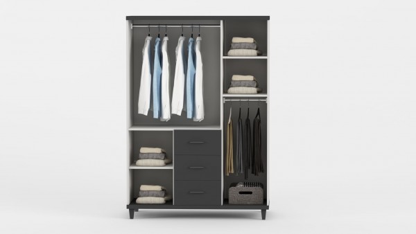 ATLANTİS 3 KAPAKLI DOLAP