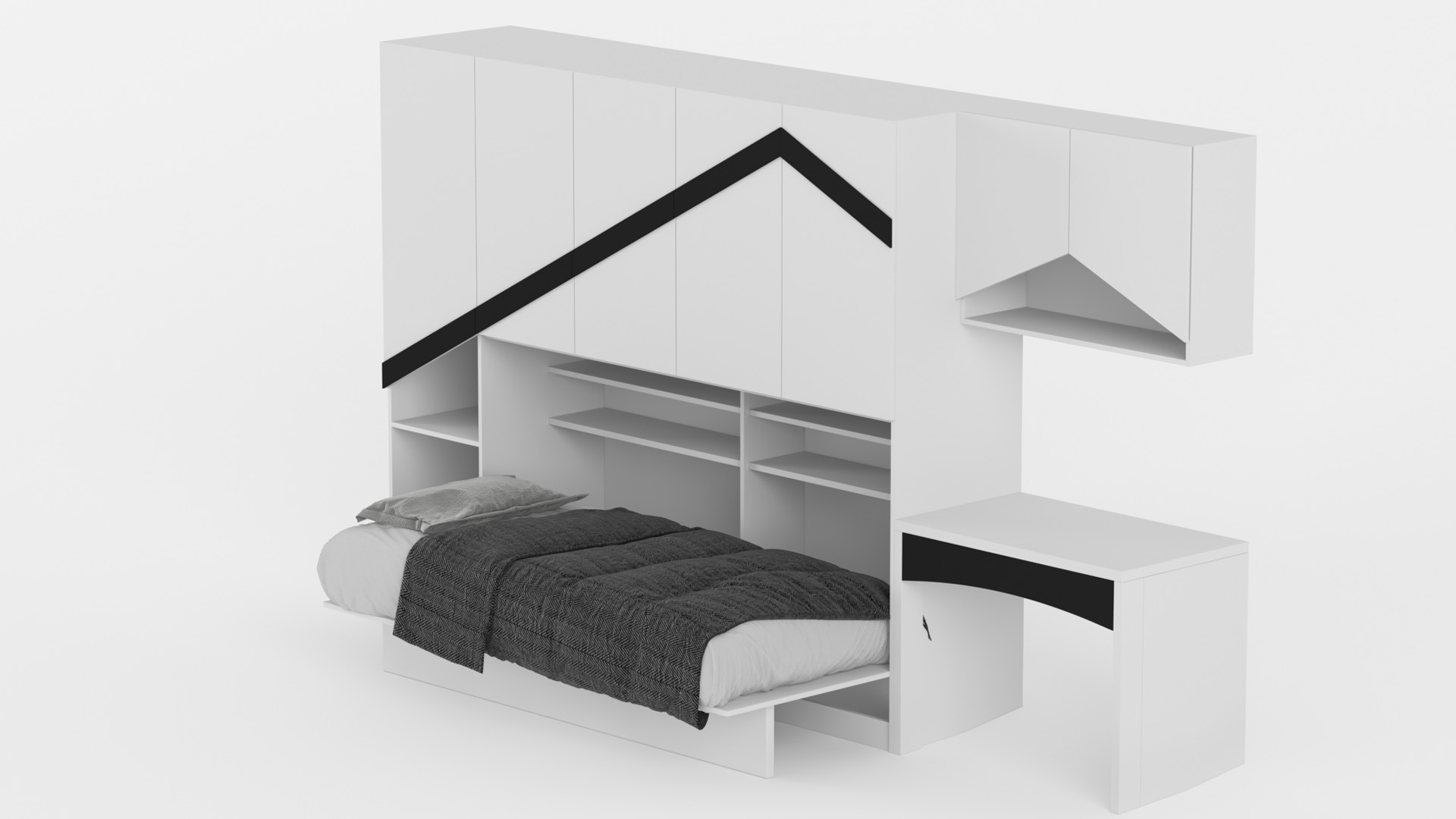 KATLANIR YATAKLI DOLAP