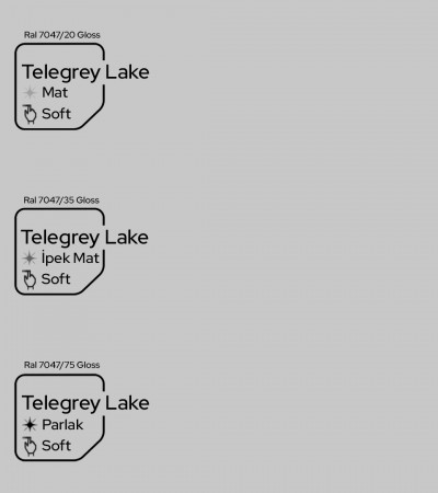 Telegrey Lake / RAL 7047